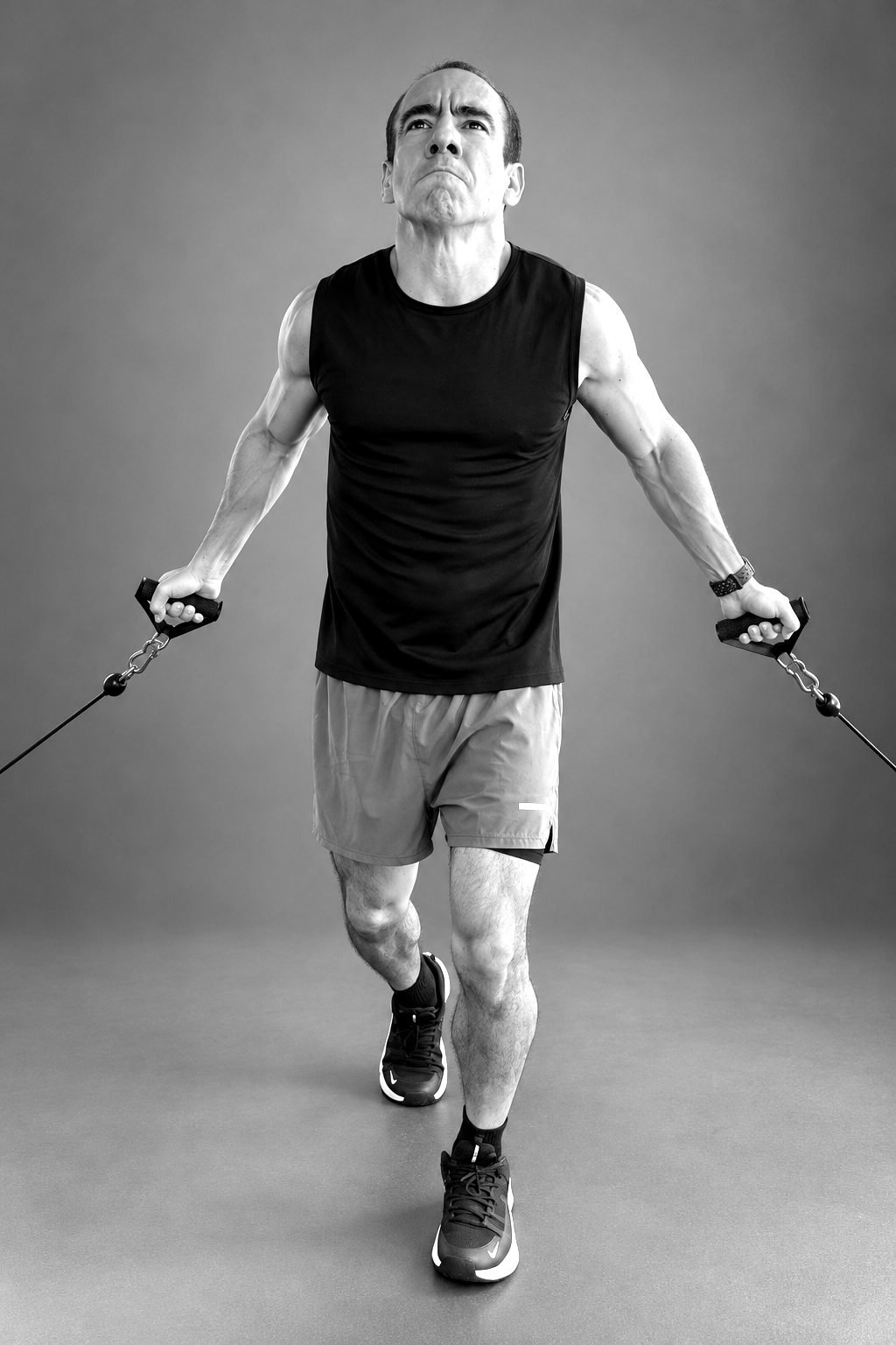 Adolfo Fermín entrenando